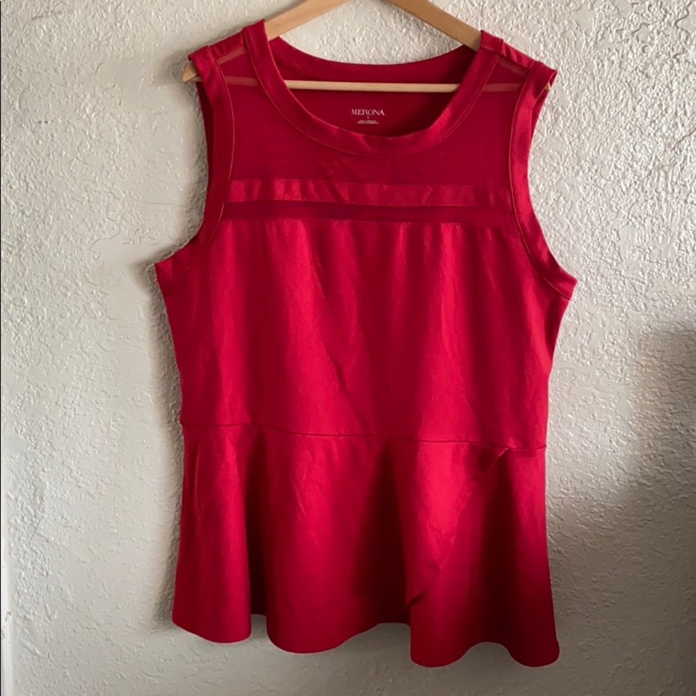 Merona | peplum shirt